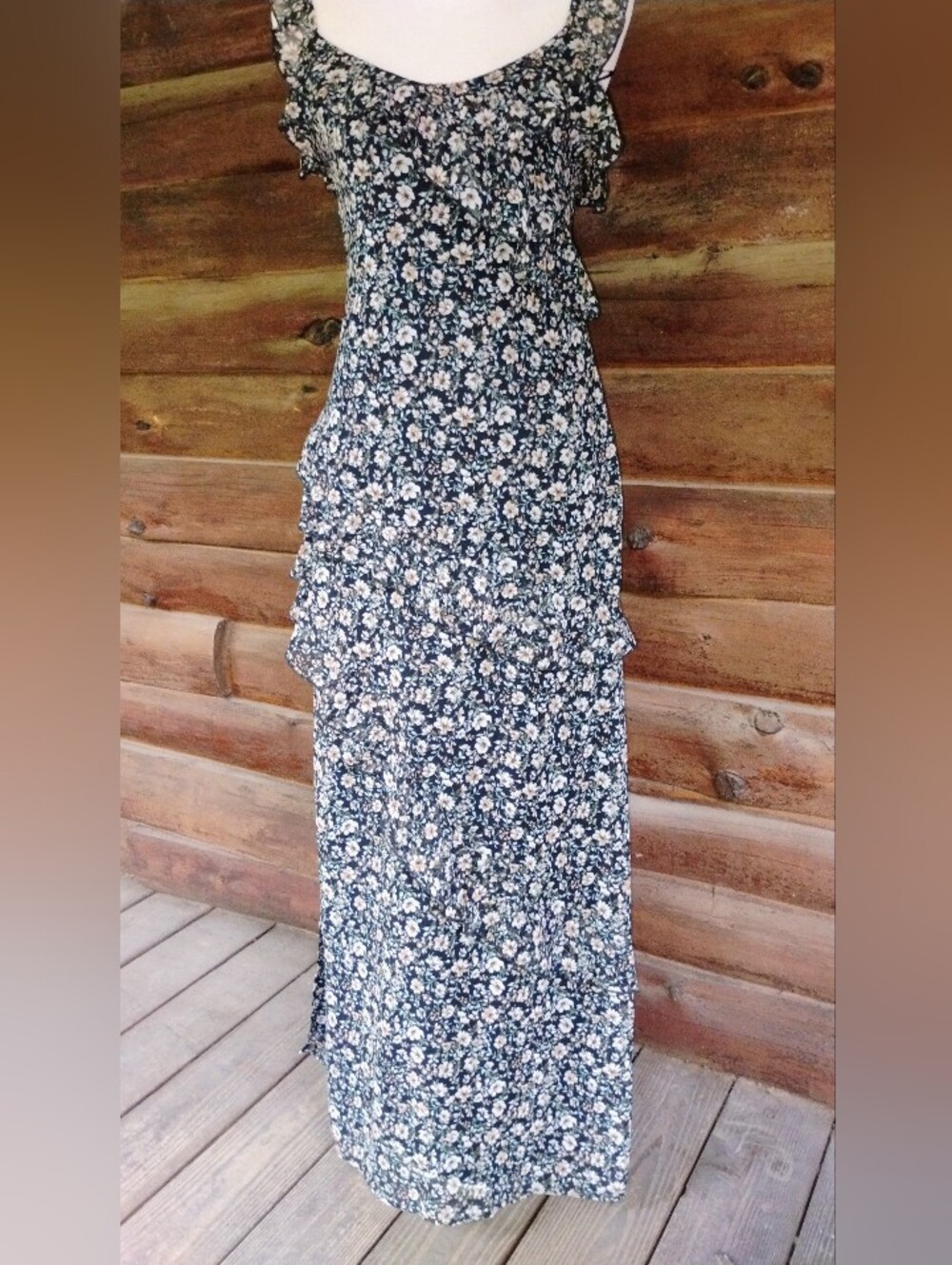 Altar'd State Dress Small Floral Black